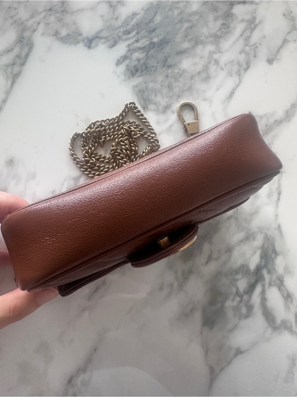 AUTHENTIC Gucci GG Marmont Super mini shoulder bag - Picture 8 of 15
